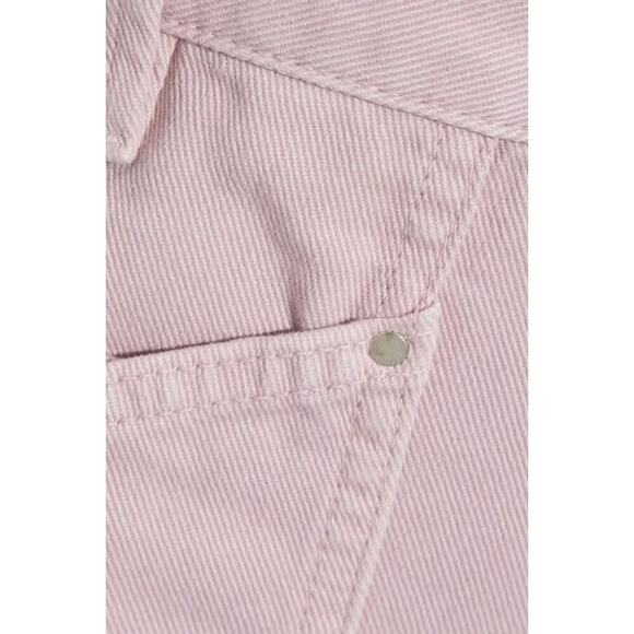 EUC IRO Paris Goma High-Rise Straight Leg Jeans Light Pink FR 40 US 8 Pastel Y2K - Picture 14 of 16